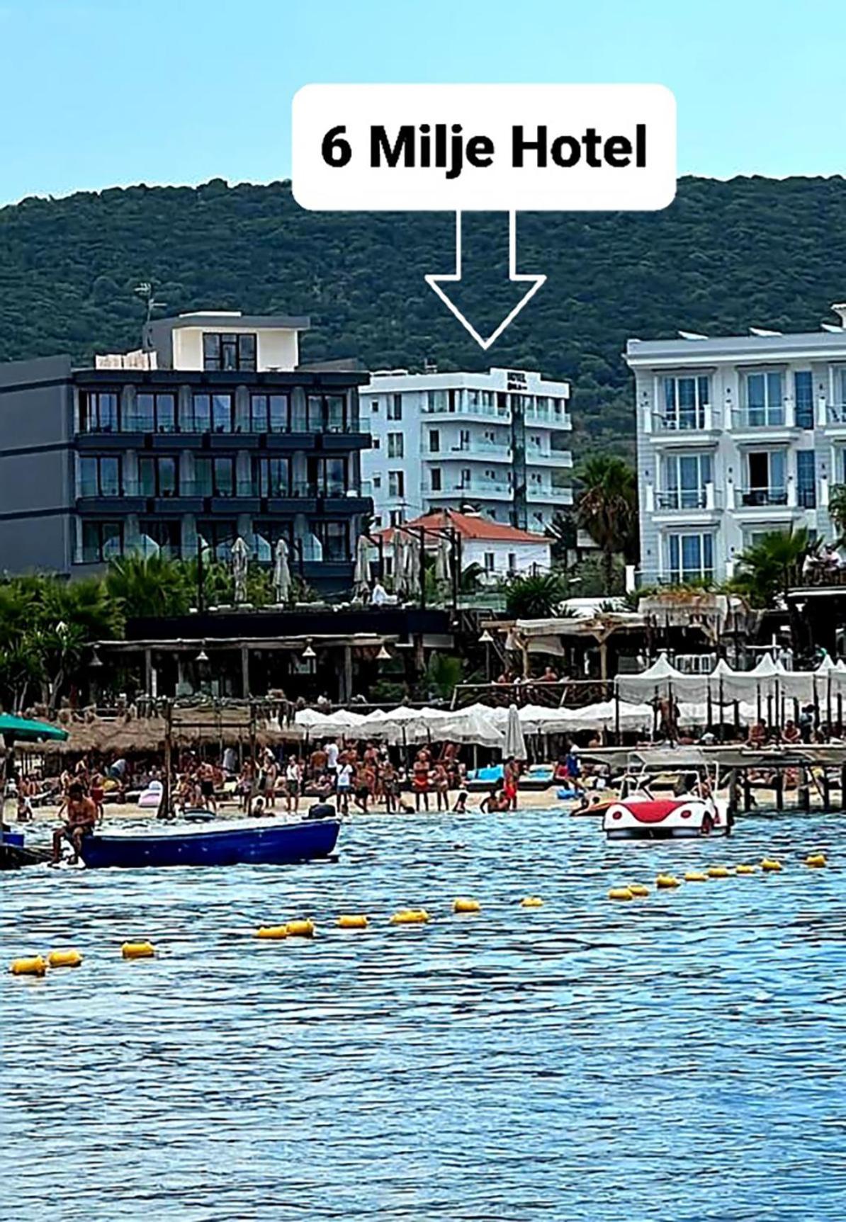 6 Milje Hotel Ksamil Exterior foto